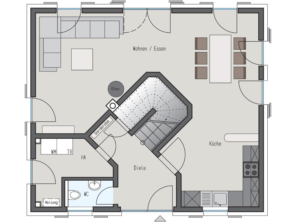 Ferienhaus Schilfrohrsaenger 26 Fuhlendorf  Esterno foto